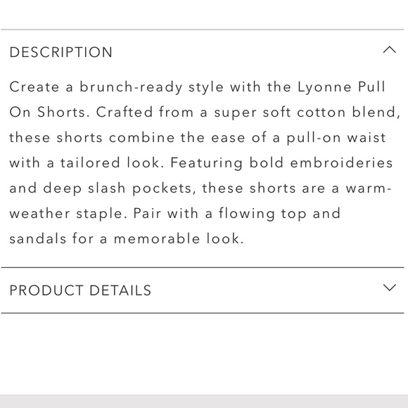 Johnny Was Lyonne Pull On Short Medium 30” EUC embroidered Jean shorts - Picture 5 of 13